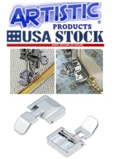 Zipper Foot Wide Left&Right Snap On, White, Babylock Elna Janome, Kenmore 