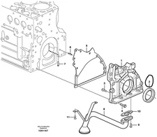 VOE 21496591 LIP SEAL *NEW OEM VOLVO*