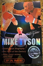 2024 Mike Tyson Fame 1 Comic Book Punch Out vs Jake Paul NES FOIL Variant /10 NM