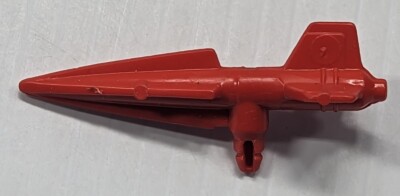 Centurions Ace McCloud Missile Figure Part Red Bomb Rocket Vintage Kenner 1986