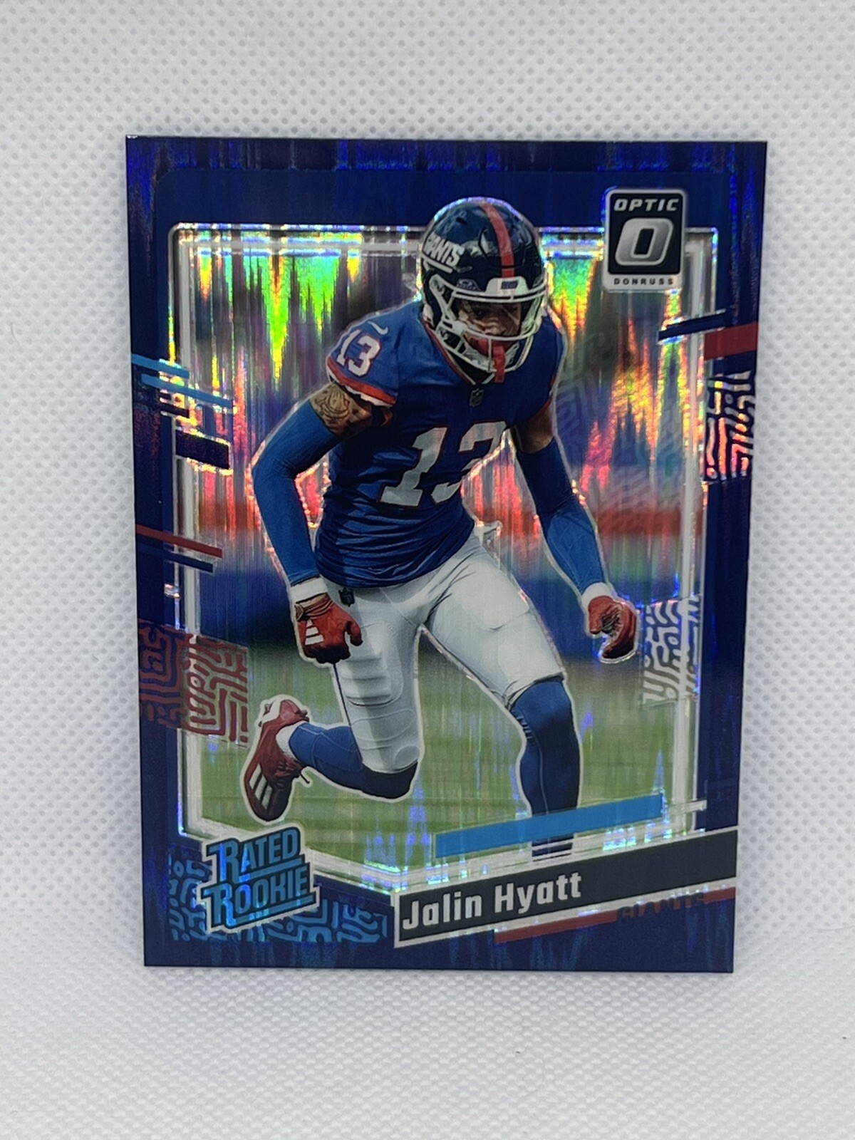 2023 Panini Donruss Optic Jalin Hyatt Purple Shock Rated Rookie #279 Giants JM13