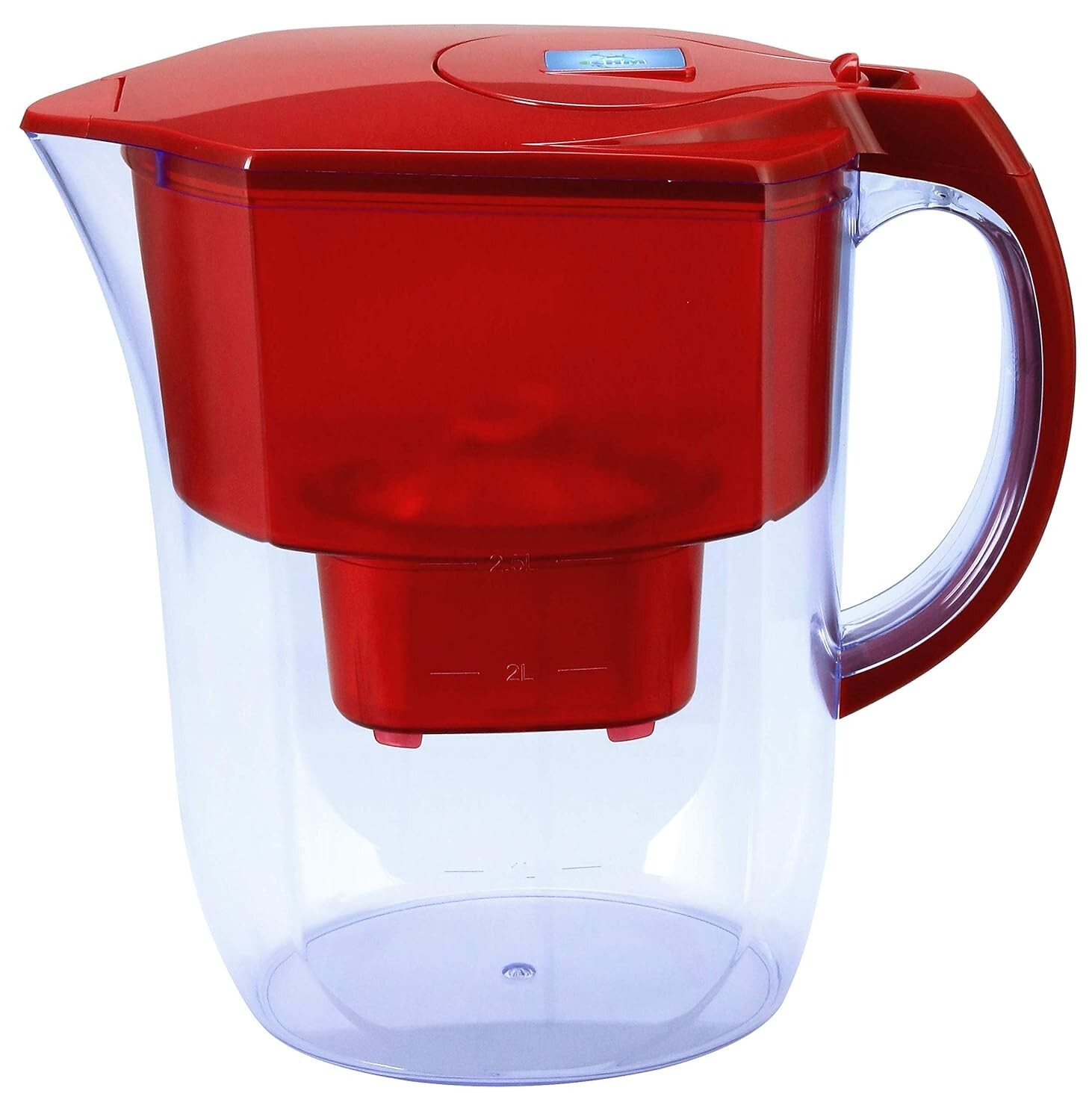 RED - Ehm Ultra Premium Alkaline Water Filter Pitcher - 3.8L