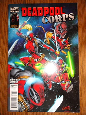Deadpool Corps # 1 Hot Schlüssel Liefeld NM 2nd Lady Dp Kind Kopf Hund 1st Druck