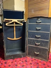 Vintage Steamer Wardrobe Trunk