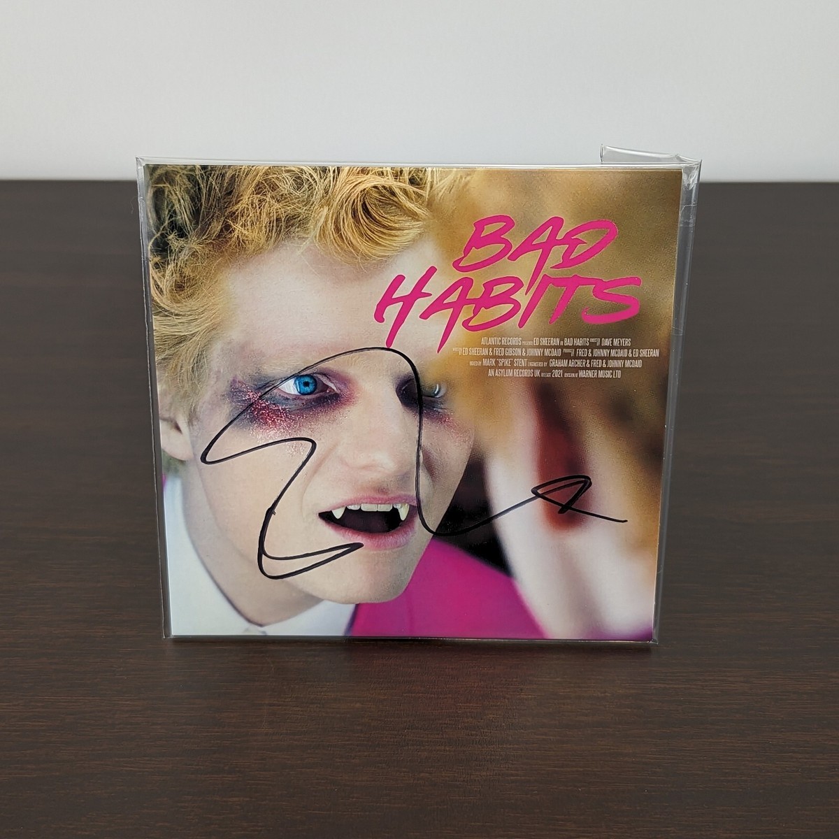 ED SHEERAN - Bad Habits SIGNED CD Single - NEW SEALED - FREE SHIP