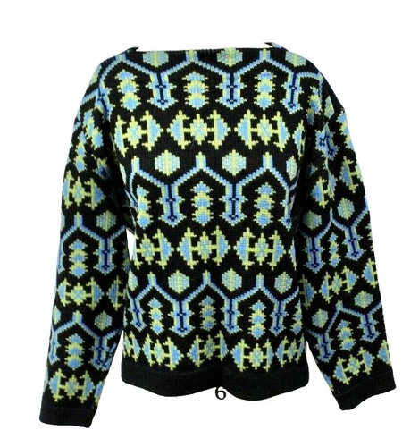 Vintage Coogi Sweater Australia Mans M - L Multi Color 100