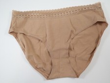 NEW Victoria's Secret VTG Picot 95 Cotton Lace Brief Panty LARGE