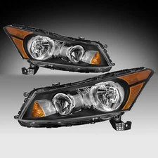 For 2008 2009 2011 2012 Honda Accord Sedan OE Style Headlights Assembly Pair