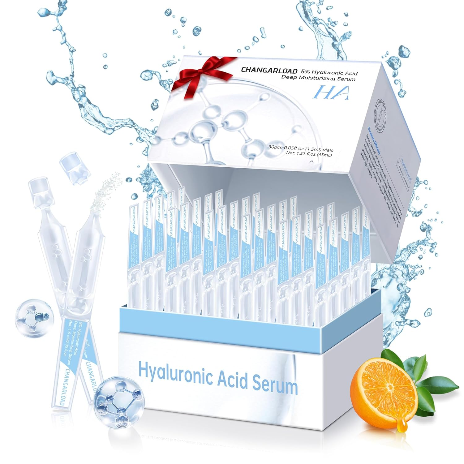 5% Ultra Hydrating Serum Vials with Niacinamide Collagen & Stem Cell