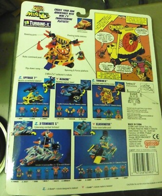 New Old Stock 1994 Galoob Z-Bots Micro Machines Mini Z's - Turbine