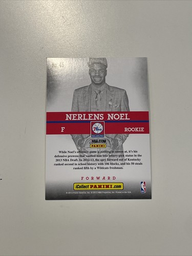 2013 Panini National Convention Nerlens Noel Lava Flow /99 #46 Rookie RC - Picture 2 of 2