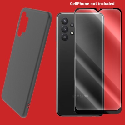 Screen Protector + TPU Case fit Samsung Galaxy A32 5G SM-A326U Metro by T-Mobile