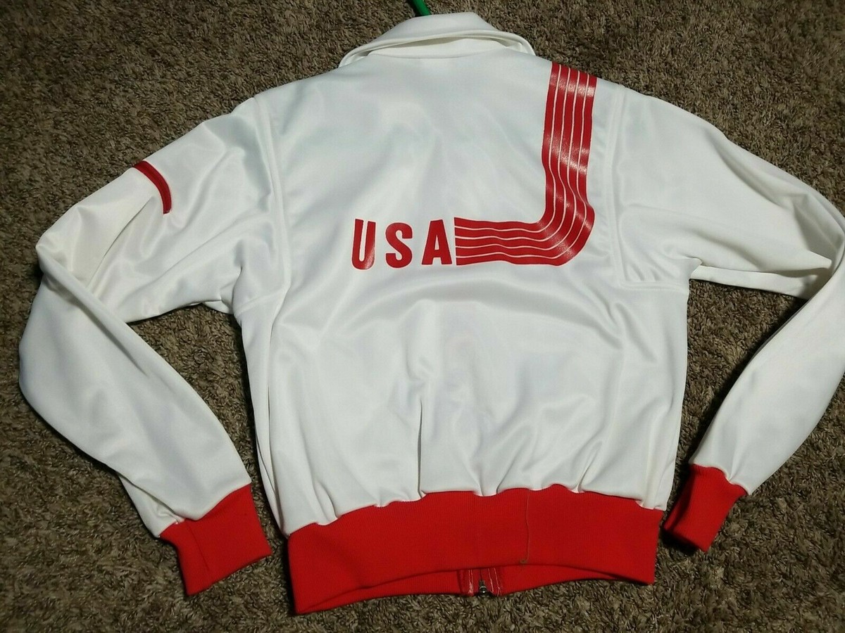 Vtg NWT 1980 USA Lake Placid Winter Olympics Warm Up JACKET The  