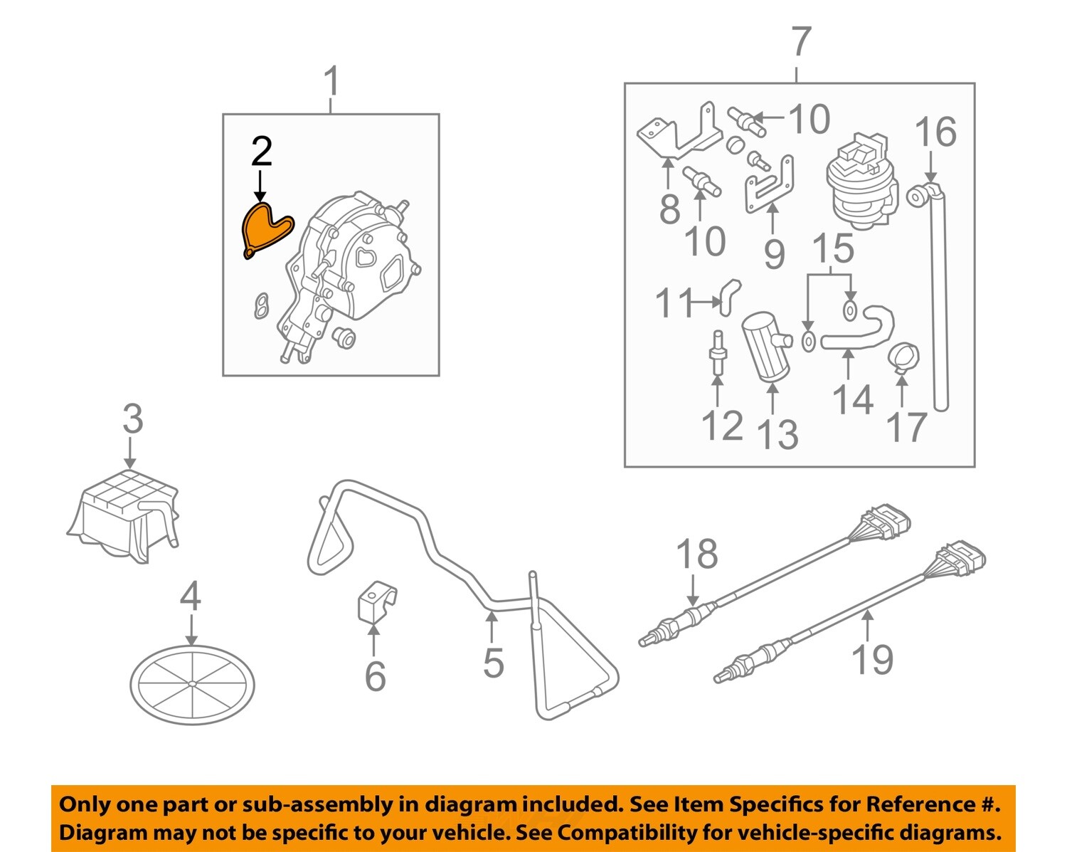 AUDI OEM 0509 A4 Quattro 3.2LV6 EmissionVacuum Pump Gasket