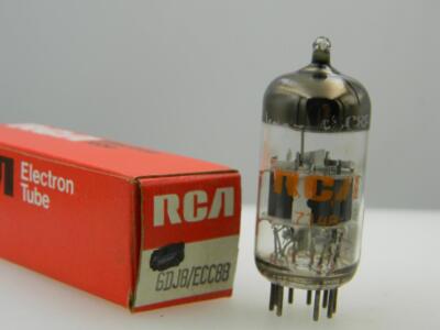 RCA Holland 6DJ8 ECC88 NOS NIB Grey Plates Halo Getter Serious Tubes D77