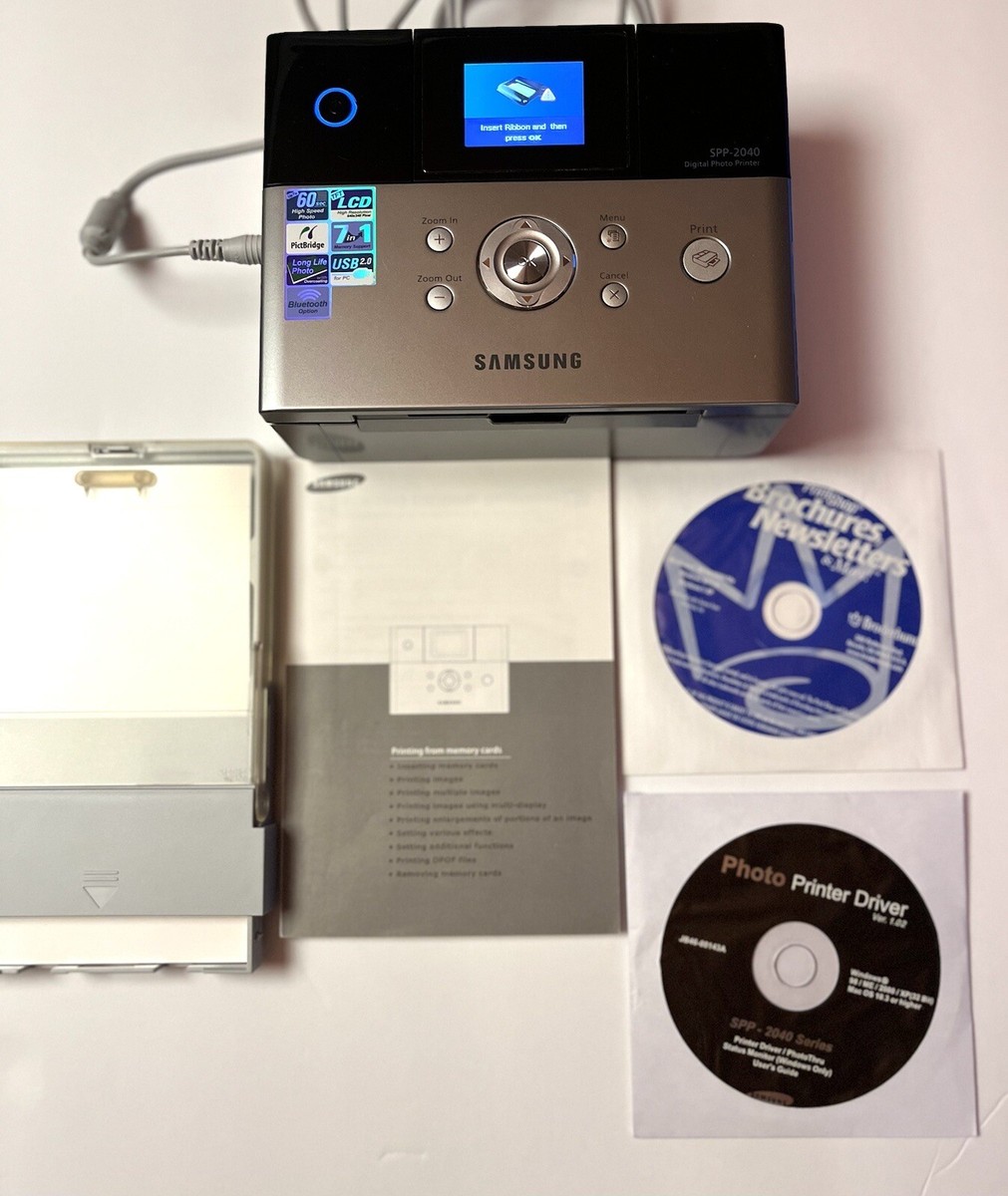 Samsung SPP-2040 Digital Photo Thermal Printer with Bluetooth W