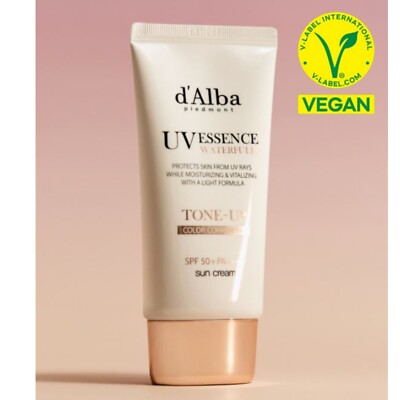 d'Alba UV Essence Waterfull Tone-Up Sun Cream SPF50+ PA++++ 50ml Color Corrrecte