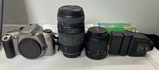 Canon EOS 3000 35mm SLR Quantatay 70-300mm Lot