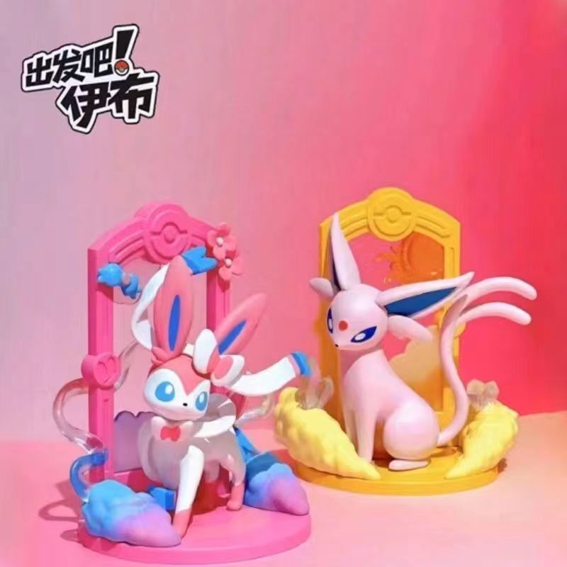 Pokémon Funism Eevee Evolution Case of 9 Blind Boxes Espeon Sylveon Umbreon