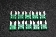 10 PACK ATM 30 AMP FUSES MINI FUSE BLADE STYLE CAR BOAT AUTOMOTIVE AUTO ATM30