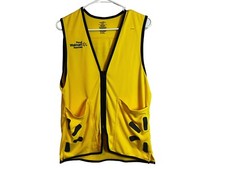 Walmart Yellow Employee Uniform Vest Unisex Sleeveless Size Small