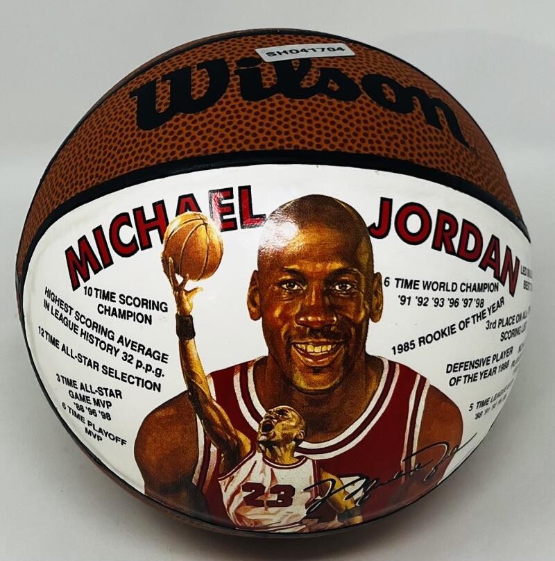 Michael jordan Autographed Signed Flight School Mini Basketball