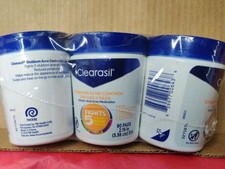 PACK OF 3 Clearasil Stubborn Acn  Control 5in1 Daily Pads 90 Pads Exp. 01/2027