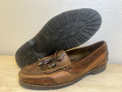 Vtg Cole Haan Country Penny Loafers Slip-on Boat Shoes Made  display picture 2