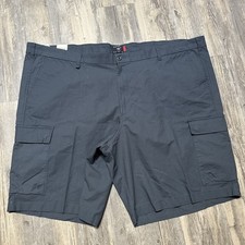 Dockers Men s Big Tall Smart 360 Tech Cargo Shorts 52 Dark Gray NWT