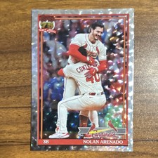 Topps 2026 1991 Throwback Nolan Arenado Cardinals Crackleboard Holofoil #T91-95