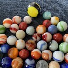 ESTATE LOT MARBLES /SWIRLS/OX BLOOD /SLAGS /PATCHES/RIBBON/B34 — photo 5