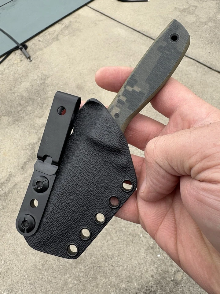 Cuchillos Aux Mfg RuntXL Camuflaje G10 AEB-L Acero Funda Kydex Foto 4 de 4