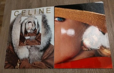 Modemagazin Fashion Celine Paris Zwei Kataloge 