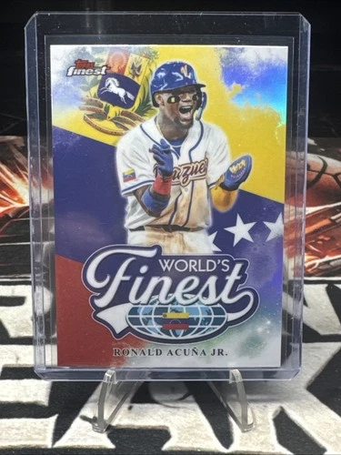 2026 Topps Finest Ronald Acuna Jr. Refractor (RAW)