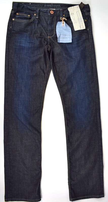 BANANA REPUBLIC Low-Rise Straight Jean (Dark) Women's 31 L
