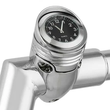 1-1/4" Front Handlebar Clock Mount Fit For Harley Custom Cruiser Chopper