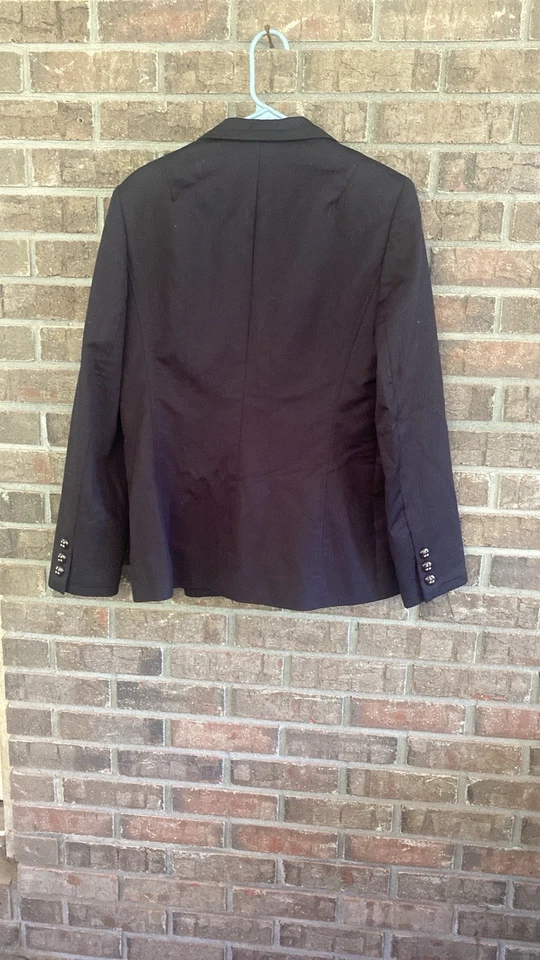 Chaqueta Blazer Negra De Colección Carlisle Talla 12 Clásica   Foto 3 de 4