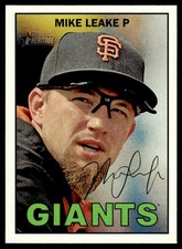 Mike Leake 2016 Topps Heritage #285 San Francisco Giants 25298 Baseball Card