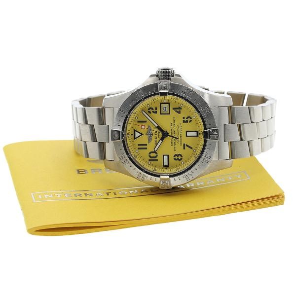 BREITLING AVENGER SEAWOLF A17330 44mm SS Yellow #C24963