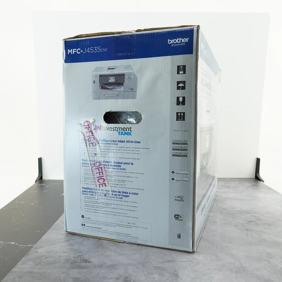 NEW Brother MFC-J4535DW All-in-One Color Supertank Printer Wireless MFCJ4535DW - Image 3 of 4