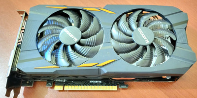 Gigabyte GTX 1050ti, GV-N105TWF20C-4GD Pre-owned
