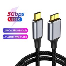 Cord Quick Charging USB 3.1 Type-C to Micro B USB C to Micro B 3.0 Cable 5Gbps