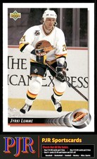 Jyrki Lumme 1992-93 Upper Deck #137 Vancouver Canucks