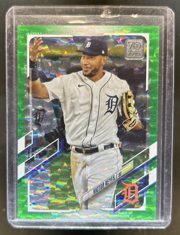 2021 Topps Victor Reyes Green #/499 Tigers