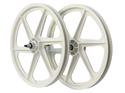 SKYWAY Tuff 6 Spoke S/B Wheel Sets White | eBay