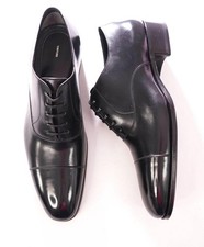  1,990 TOM FORD - "Edgar" Leather Black Oxfords - 12.5 12TF 