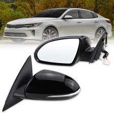 Left Driver Side Mirror Compatible with 2016 2017 2018 Kia Optima with Manual fo