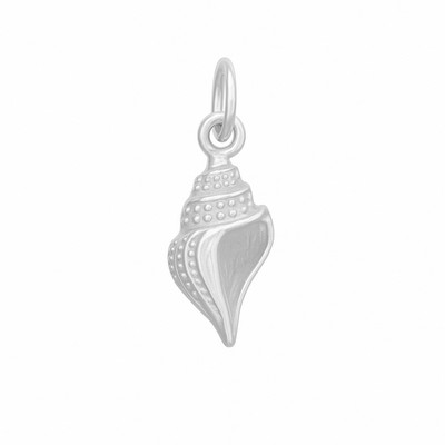 Sterling Silber Maritim Seeschnecke Muschel Halskette Armband Charm Anhänger