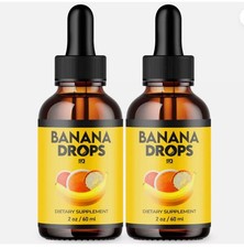 2-Pk / BANANA DROPS to Accelerate Weight Loss and Maximize Fat Burning - 2 fl oz