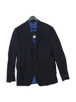 Paul Smith Herren Blazer Brustumfang: 40 in Blau Wolle Neu Mit Etikett